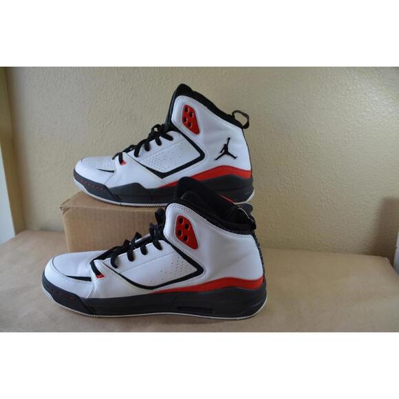 Size 13.5 - Air Jordan SC-2 White Red  Mens Excellent - Picture 4 of 8